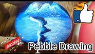 How to draw pebble drawing Easy Pebble drawing for beginners