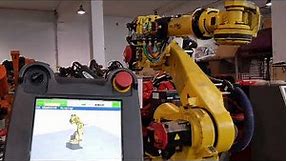 FANUC robot R2000ic with R-30ib controller - 3D simulation