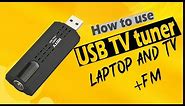 How to use usb tv tuner | usb tv stick | usb tv | usb tvcard | 2020