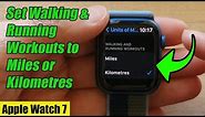Apple Watch 7: How to Set Walking & Running Workouts to Miles or Kilometres