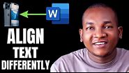 How to Align Text in MS Word in Mobile (iPhone): iPhone Word Mobile - Left, Right, Justify, Center