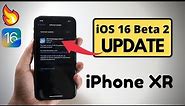 iOS 16 Beta 2 Update on iPhone XR !