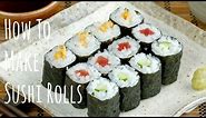 How To Make Sushi Rolls (Hosomaki) (Recipe) 細巻きの作り方 （レシピ）
