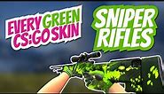EVERY Green CS:GO Skin 2022 Showcase - Sniper Rifles