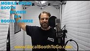 Acoustic Vocal Booth Review by Booth Junkie. AVB63 for voice over home recording studio.