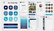 Smartphone app interactive template. Free PowerPoint template & Google Slides theme - SlidesMania