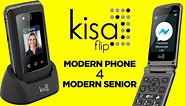 KISA Flip Phone Best Big Button Flip Phone For Modern Seniors
