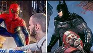 Spider-Man Interrogates a Thug Vs Batman Interrogates a Thug