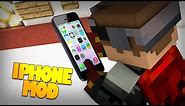 Minecraft Mods | iPhone Mod | iPhone 6S in Minecraft? | Apps in Your iPhone! (Mod Showcase)