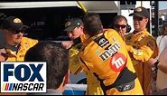Kyle Busch Punches Joey Logano in Face | 2017 LAS VEGAS | NASCAR on FOX