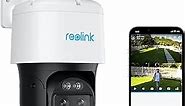 REOLINK PTZ Security Camera System 4K, IP PoE 360 Camera with Dual-Lens, Auto 6X Hybrid Zoomed Tracking, 355 Pan & 90 Tilt, Outdoor Surveillance, AI Detection, Trackmix PoE
