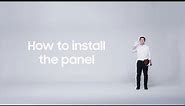 Bespoke refrigerator: Panel installation how-to video | Samsung