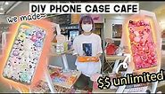 Life In Korea: DIY Phone Case Cafe (BLACKPINK was here!!) & Cooking Corn Bread | Q2HAN