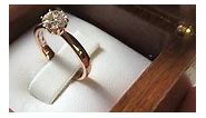 Diamond Source - 💍Rose Gold Diamond Engagement Ring This...