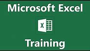 Excel 2016 Tutorial Switching to Full Screen View Microsoft Training Lesson