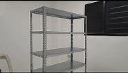 How to assemble bolted metal shelves | Galvanized Storage Unit