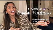 Becoming a Clinical Psychologist | differences with psychiatry/counselling, salary, alternatives