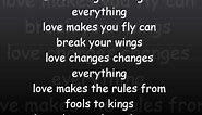 Climie Fisher - Love Changes Everything Lyrics