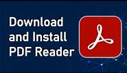 How to Download and Install PDF Reader in Windows 10 | Adobe Acrobat Reader Free