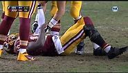 Robert Griffin III Injury (ACL and LCL Tear) | 2013 NFL Wild Card Game | Seahawks vs. Redskins