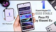 Xiaomi Eu HyperOS 1.0.2 STABLE for Poco F5 Review, Super Moon 🌙 , Performance and more.