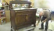 Restoring an Oak Sideboard - Thomas Johnson Antique Furniture Restoration