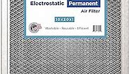 10x20x1 Washable Electrostatic Air Filter. Reusable HVAC & Furnace Air Filter