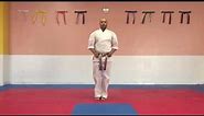 Short Form 1, American Kenpo Kata (White Belt)
