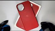 iPhone Product Red Leather Case Unboxing
