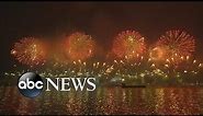 Hong Kong, China Celebrates the Start of 2018