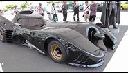 バットモービルが凄まじいエンジン音を鳴らし爆走！ Batmobile Batman Japan バットマン カスタムカー サムライコスメチック