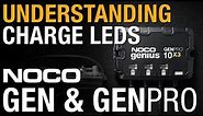 Understanding the Charge LEDs on NOCO GEN & GENPRO