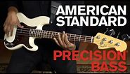 American Standard Precision® Bass Demo | Fender