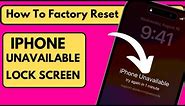 How to factory reset iPhone without password or Computer 2024 / iPhone 11/12/13/14/15 Pro Max
