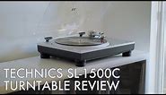 SL-1200 Record Player FOR LESS! TECHNICS SL-1500C Turntable Review