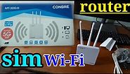 5G router , Conbre CPE MT-300H 5G & 4G Mobile Sim with Micro SIM Card Slot | all 4G sim WiFi Router