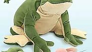 MaoGoLan Frog Stuffed Animal Plush Toys,Green Mommy Frog Plush and 4 Baby Frog Toys for Kids,Cute Plush Toad Toys,Soft Stuffed Frog Gifts for Baby Shower Birthday Decor Holiday