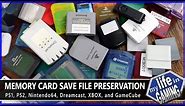 Memory Card Save File Preservation - PS1, PS2, N64, Dreamcast, Xbox, & GameCube / MY LIFE IN GAMING
