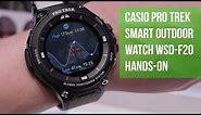 Casio Pro Trek Smart Outdoor Watch WSD-F20 Hands-on