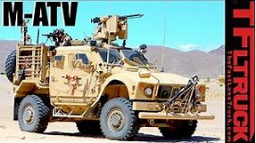 Meet the Oshkosh M-ATV Mine Resistant Ambush Protected (MRAP) All Terrain Vehicle