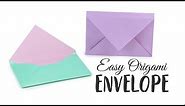 Super Easy Origami Envelope Tutorial - DIY - Paper Kawaii