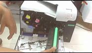 HP Color Laser Jet CP3525 print quality not clear Cleaning Transfer Belt fixed 100%