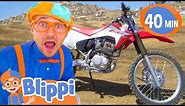 Blippi Explores a Motorcycle | Blippi Full Episodes | Educational Videos For Toddlers | Blippi Toys
