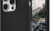Pelican Protector Series - iPhone 15 Pro Case 6.1" [Compatible with MagSafe] Magnetic Phone Case with Anti-Scratch Tech [16ft MIL-Grade Drop Protection] Protective Cover for iPhone 15 Pro - Black