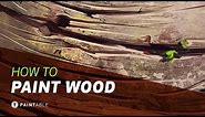 How to Paint Amazing WOOD Textures (Digital Painting Walkthrough)