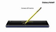 Galaxy Note9 - Screen Off Memo
