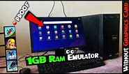 😍Finally!! 1GB Ram Emulator is Here | NO VT | Fix OpenGL | Dual Core PC