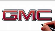 How to Draw the GMC Logo (FAMOUS CAR LOGO DRAWINGS)