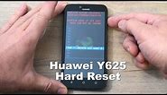 Huawei Y625 hard reset