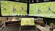 2021 MacBook Pro M1 Pro Unboxing + Thunderbolt Display Daisy Chain Reborn + Sound Test [Part 1]